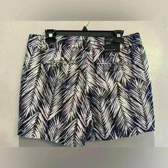 Banana Republic size 6 patterned shorts summer vacation colorful resort wear - Picture 6 of 11